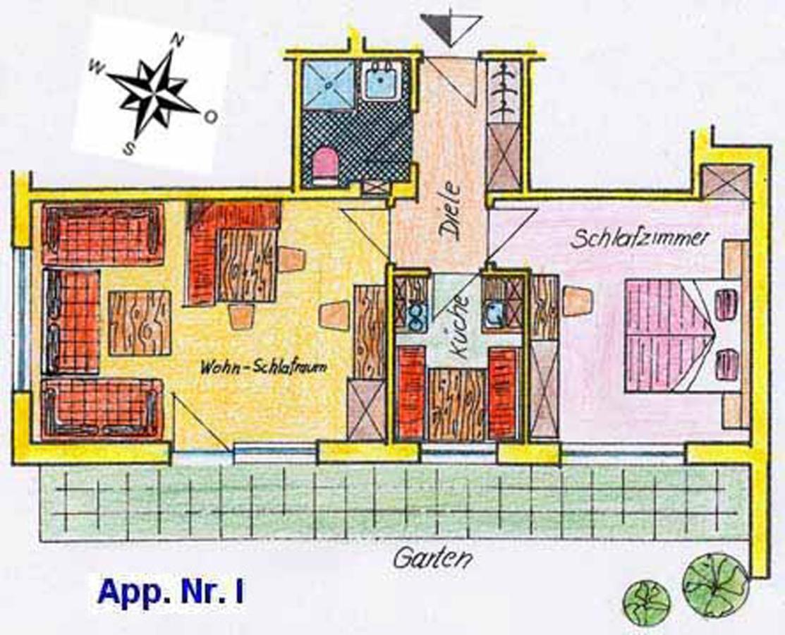 Appartements Oberpefohl Парчинес Стая снимка